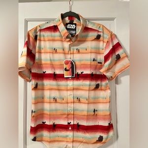NWT RSVLTS x Star Wars Mandalorian buttondown size medium